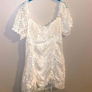 Asos White Lace Dress